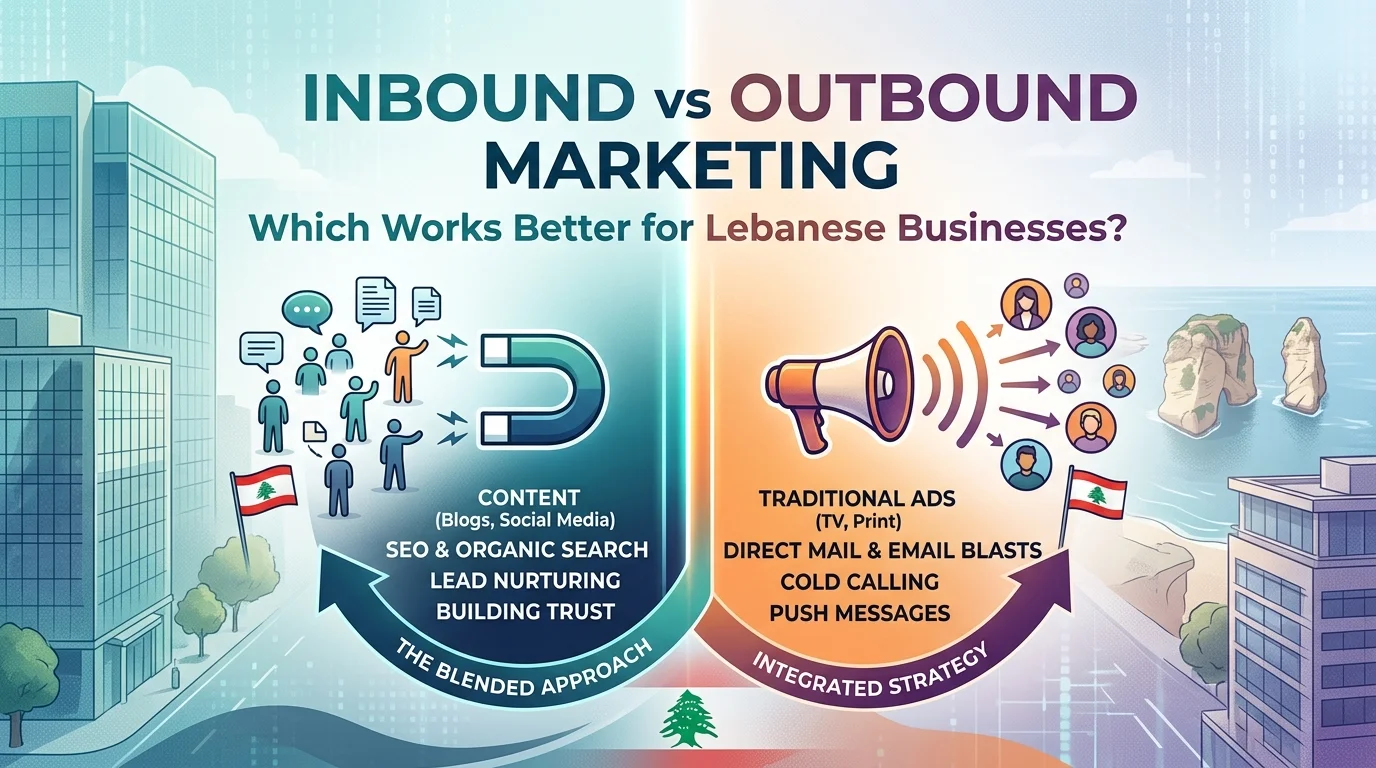 Inbound vs Outbound Marketing: Which Works Better for Lebanese Businesses?