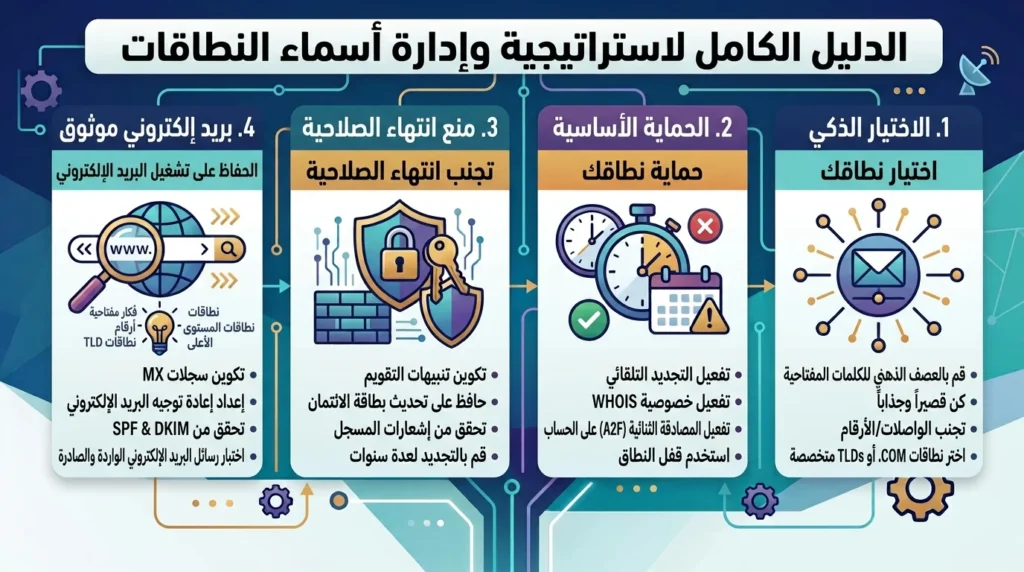 أسماء النطاقات 101: اختيار وحماية عنوان شركتك على الويب