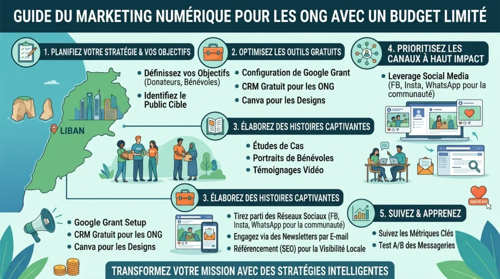 Marketing Digital pour les ONG : Bâtir la Notoriété avec un Budget Limité