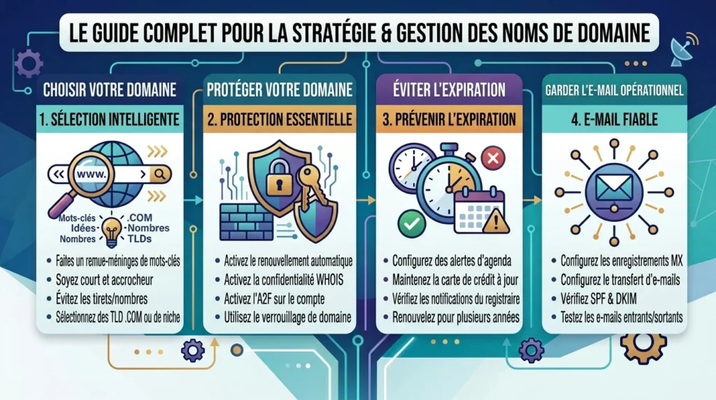 Noms de Domaine 101 : Choisir et Protéger l'Adresse Web de Votre Entreprise