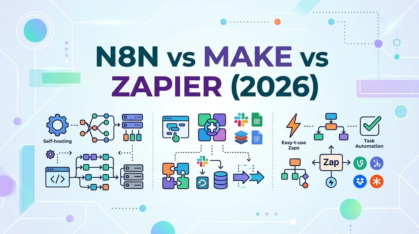 n8n vs Make vs Zapier (2026): Which Automation Tool Fits?