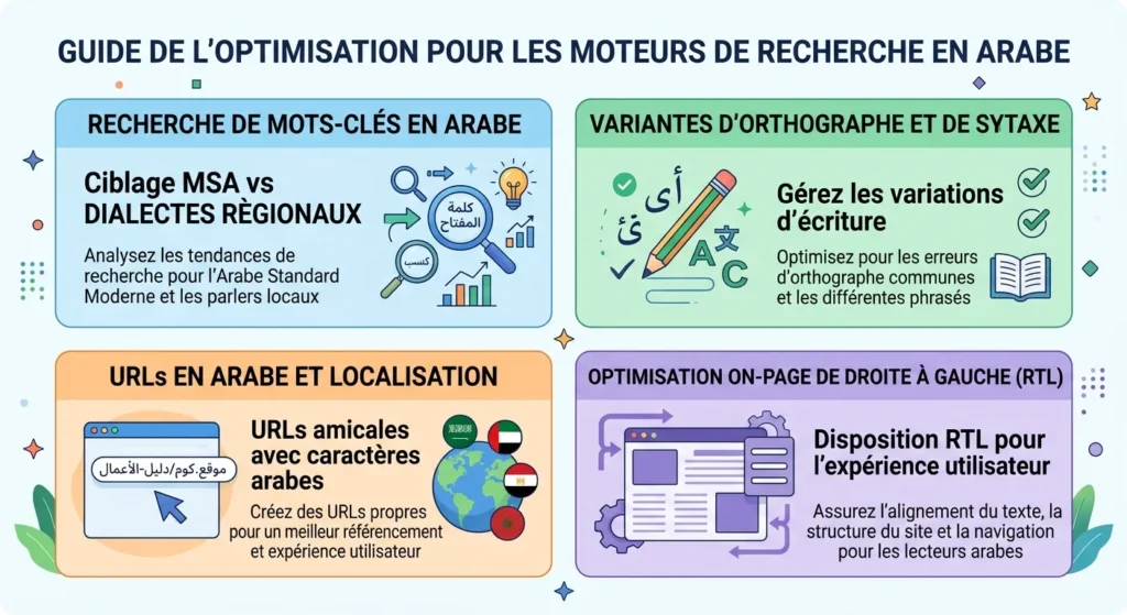 Référencement en arabe : le guide pour le Liban et le Golfe